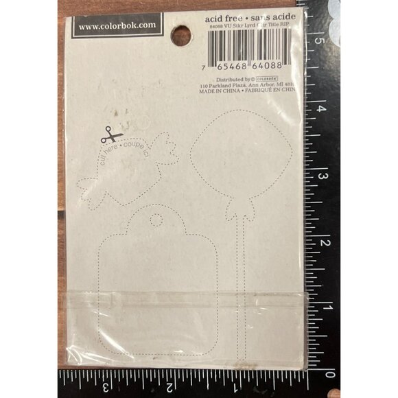 Halloween RIP Adhesive Accents By Colorbok 64088 Embellishment - Picture 2 of 3